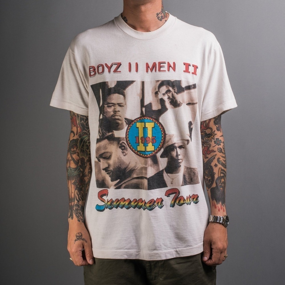 Retro 1995 Boyz Ii Men Ii Summer Tour Unisex Tshirt Gift For Fan